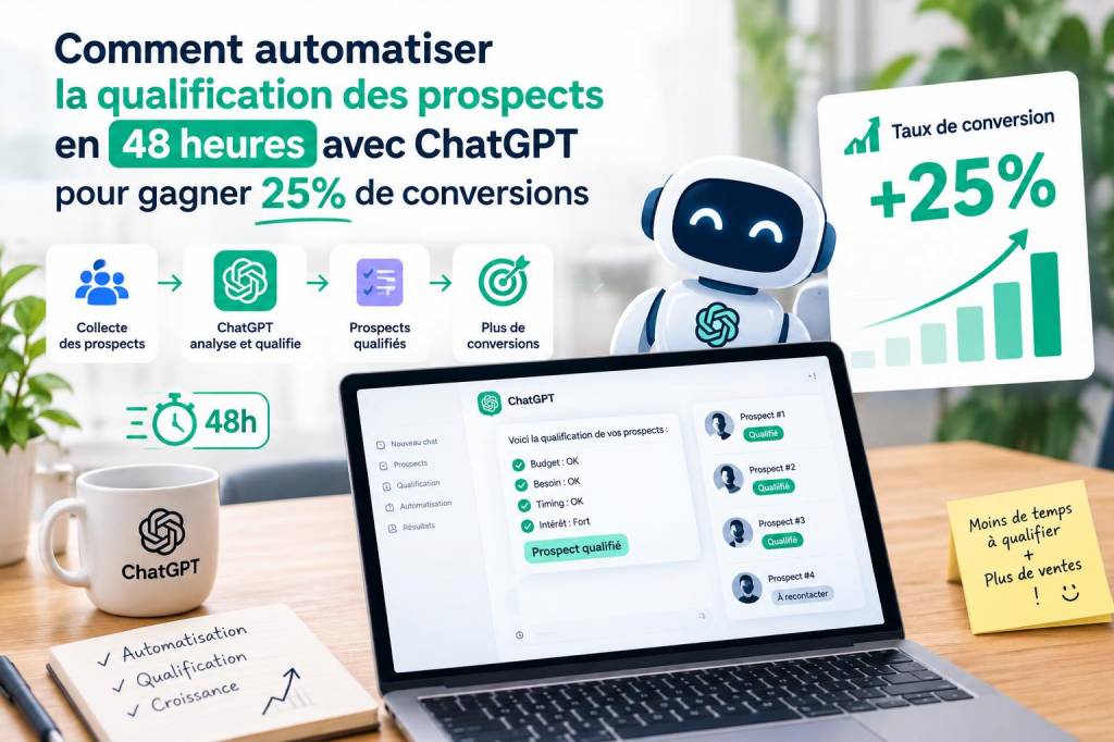 Comment automatiser la qualification des prospects en 48 heures avec chatgpt pour gagner 25% de conversions