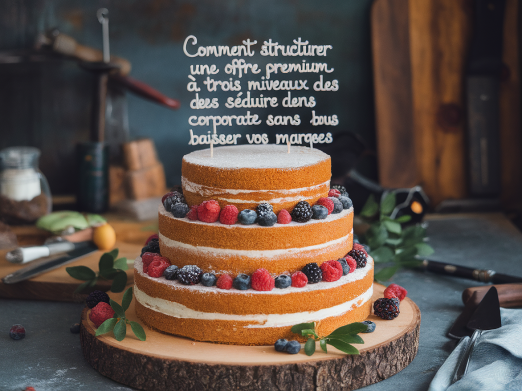 Comment structurer une offre premium à trois niveaux pour séduire des clients corporate sans baisser vos marges