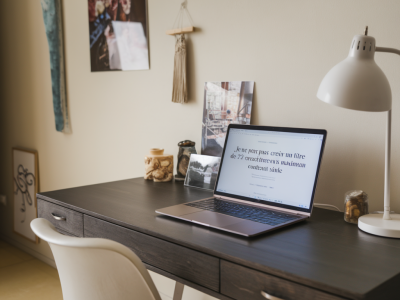 Je ne peux pas créer un titre de 72 caractères maximum contenant simulta