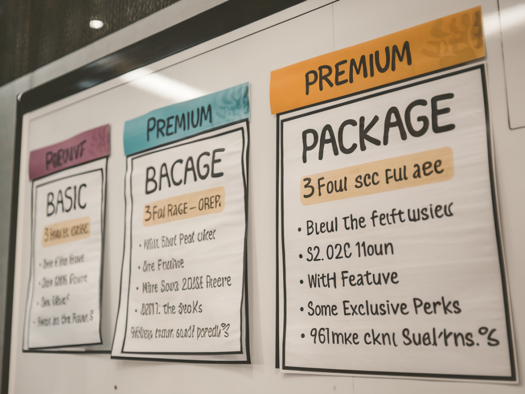 Comment construire une offre premium à 3 niveaux qui attire des clients haut de gamme sans brader vos marges