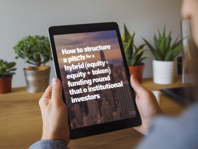 Comment structurer un pitch pour une levée hybride (equity + token) qui séduit les investisseurs institutionnels
